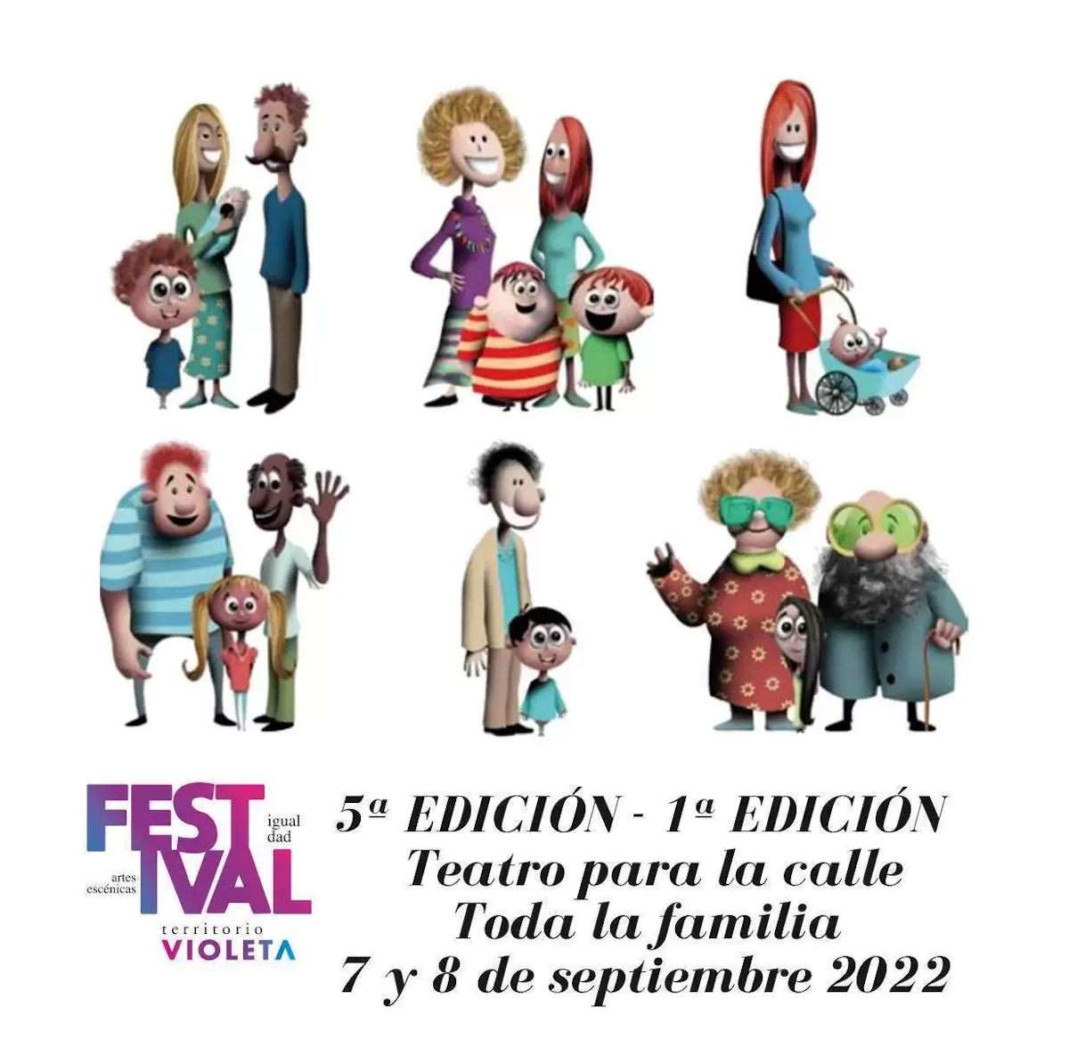 Festival Territorio Violeta calle Alcorcón